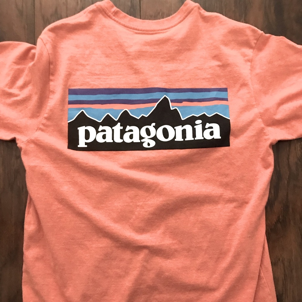 patagonia coral t shirt